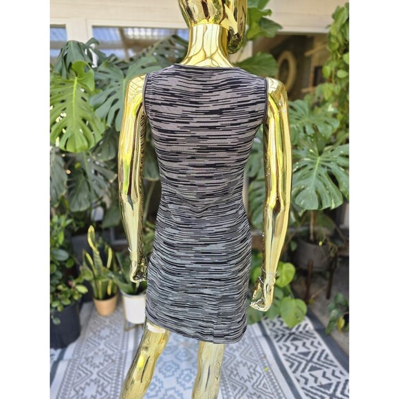 M Missoni Black and White Sleeveless Dress Bodycon Size 4 - Picture 5 of 9